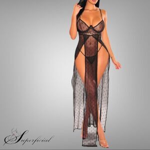 Black Sheer Sexy Dress